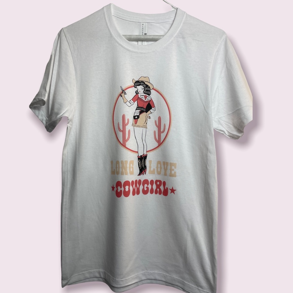 Long love cowgirls shirt